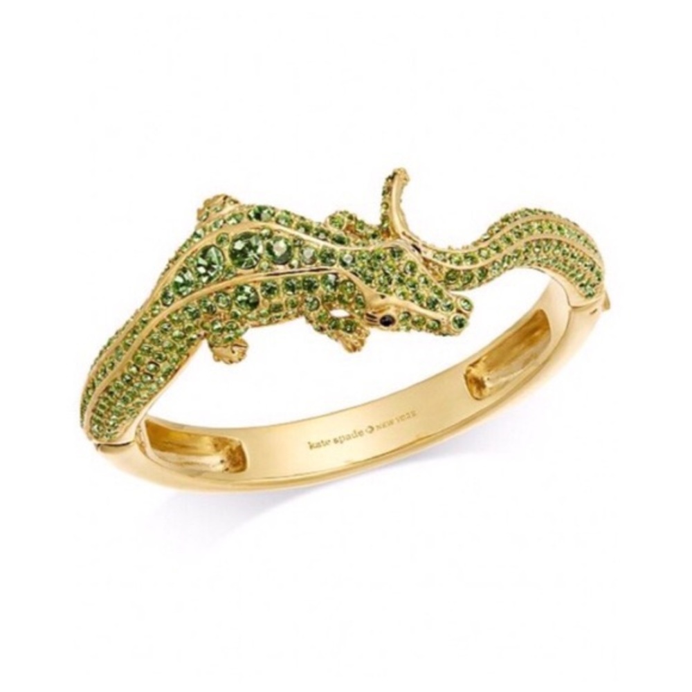 Kate Spade Swamped Alligator Hinge Bracelet